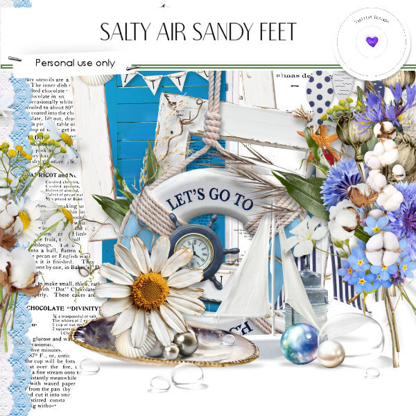 (image for) Salty air sandy feet